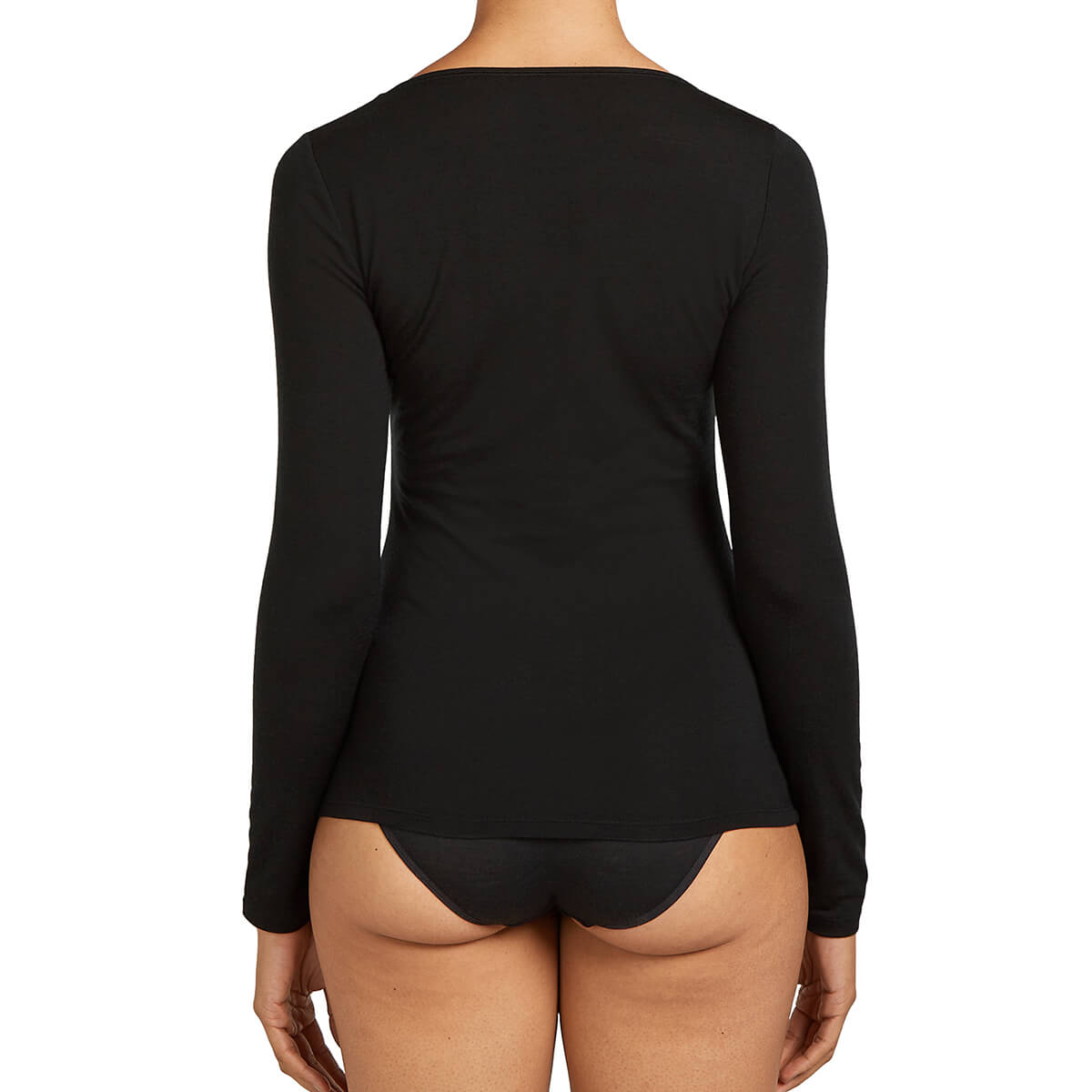Black back, on model