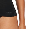 Black, logo at left hem