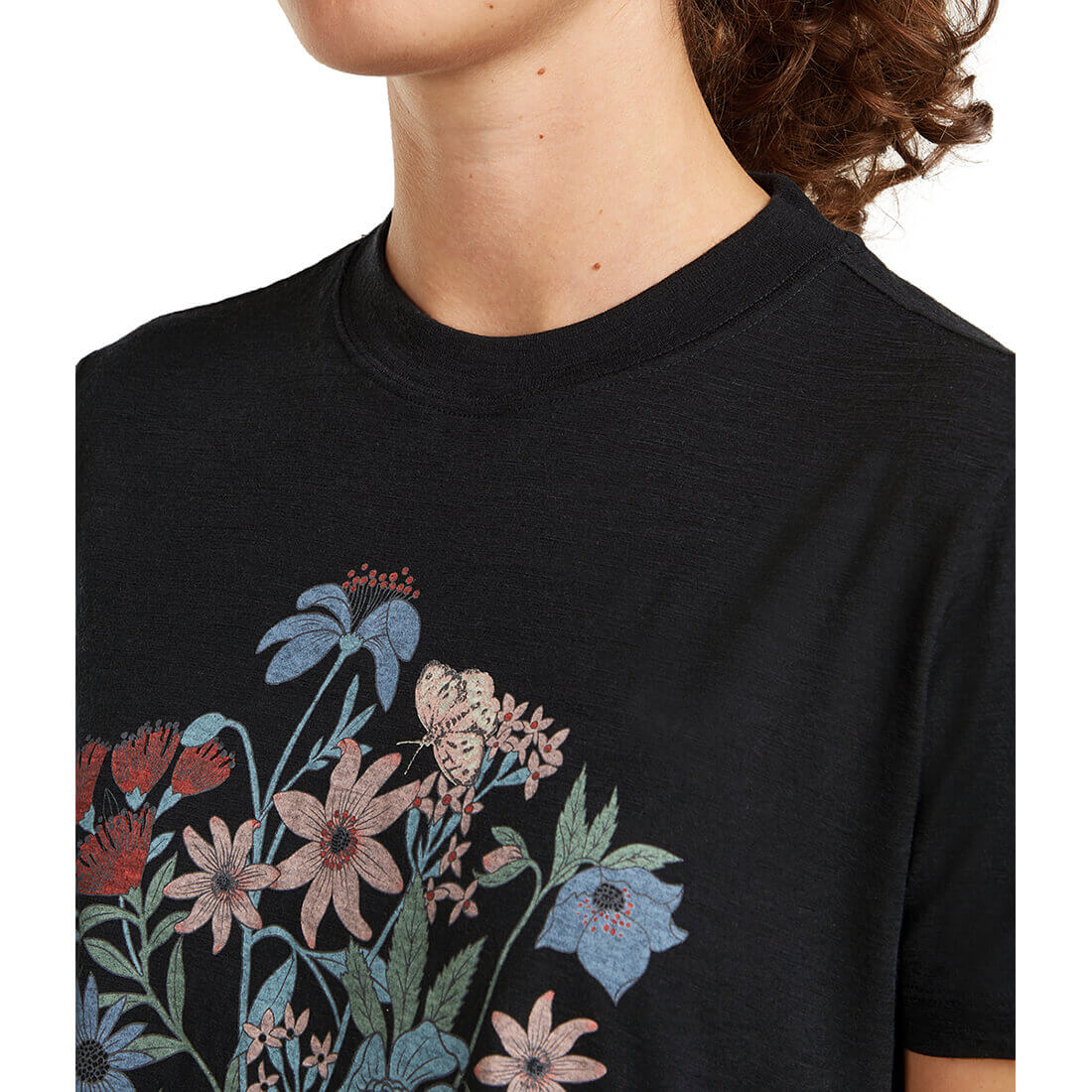 Merino 150 Tech Lite NZ Flora Women's SS Crop Tee