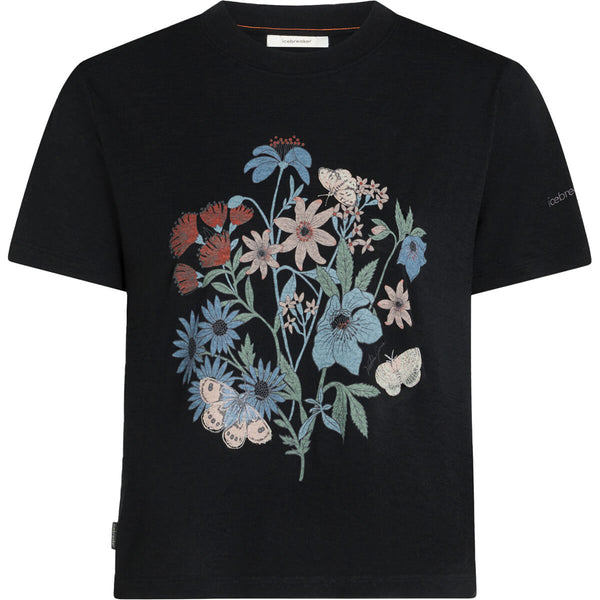 Merino 150 Tech Lite NZ Flora Women's SS Crop Tee