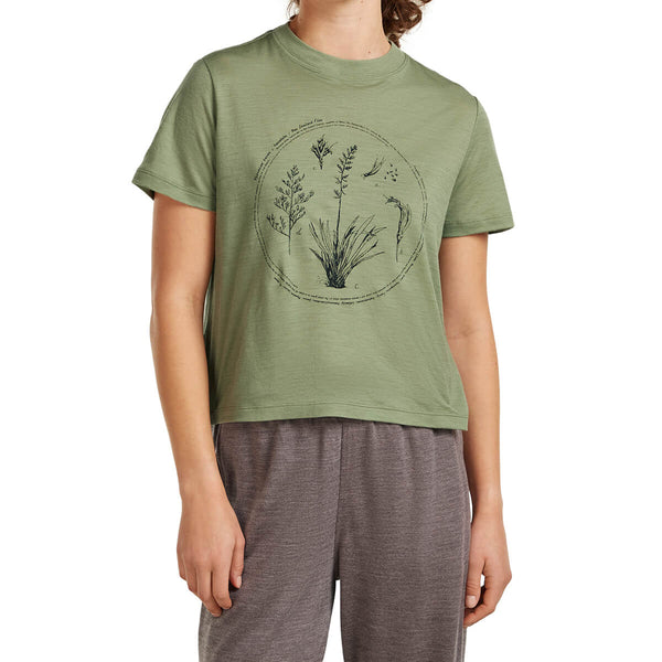 Merino 150 Tech Lite Seed Story Women's SS Crop Tee