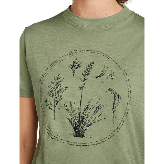 Merino 150 Tech Lite Seed Story Women's SS Crop Tee