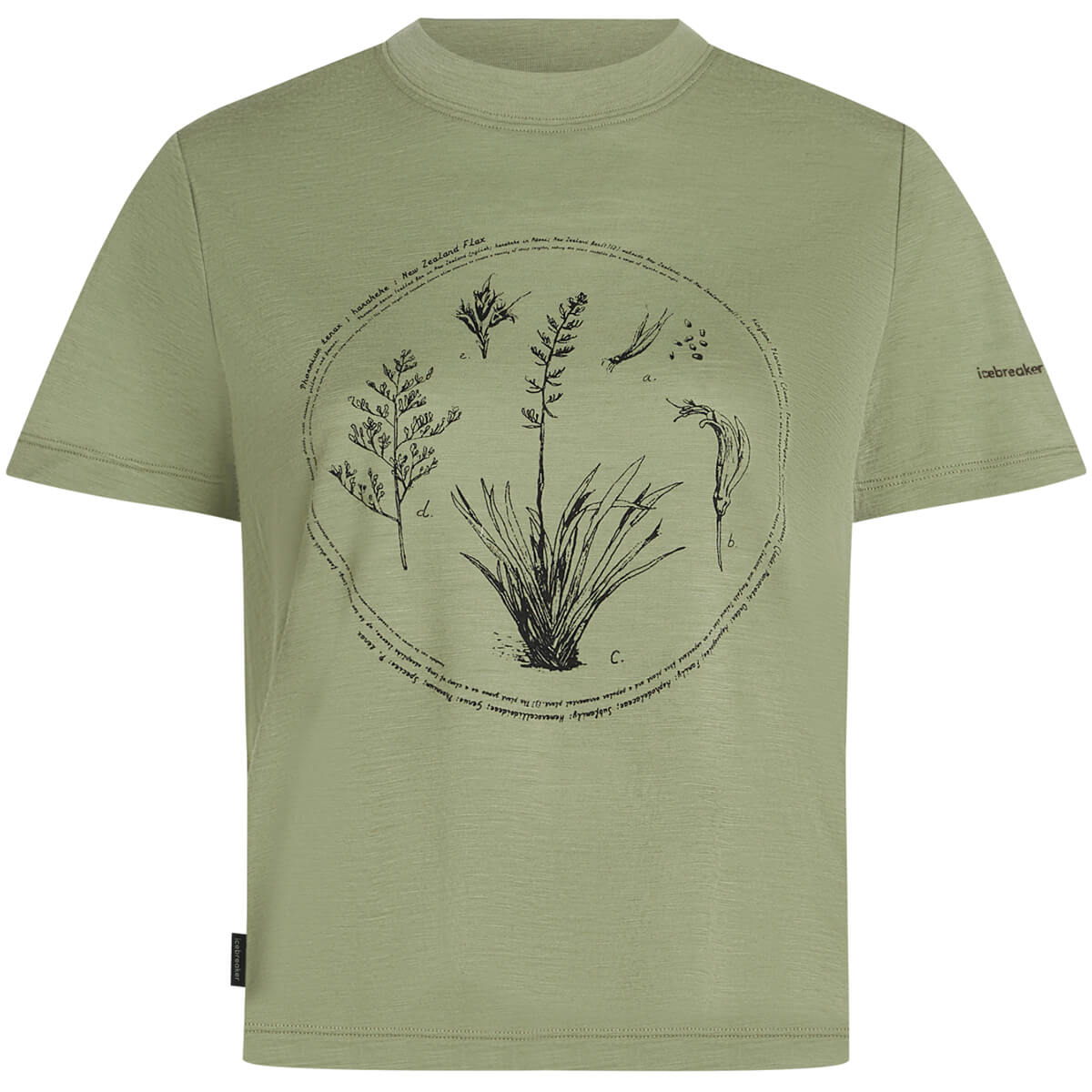 Merino 150 Tech Lite Seed Story Women's SS Crop Tee