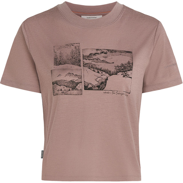 Merino 150 Tech Lite The Climb Women's SS Crop Tee