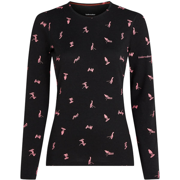 Merino 200 Oasis Snow Day Women's LS Crewe