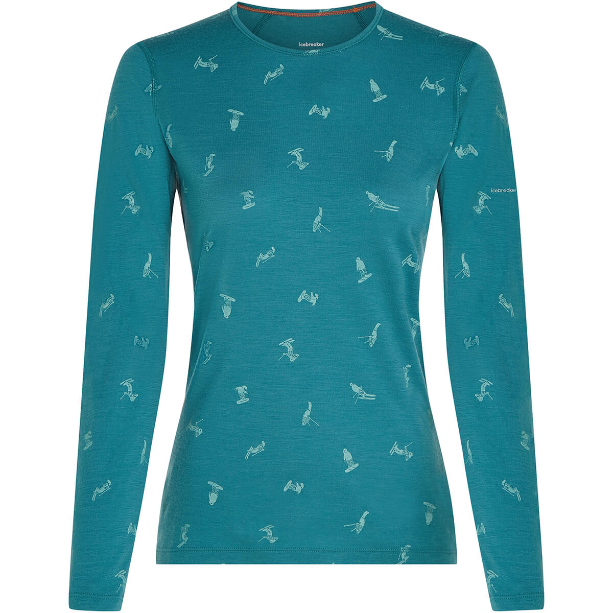 Merino 200 Oasis Snow Day Women's LS Crewe