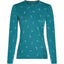 Merino 200 Oasis Snow Day Women's LS Crewe