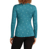 Merino 200 Oasis Snow Day Women's LS Crewe