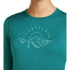 Merino 200 Oasis Sunrise Summit Women's LS Crewe