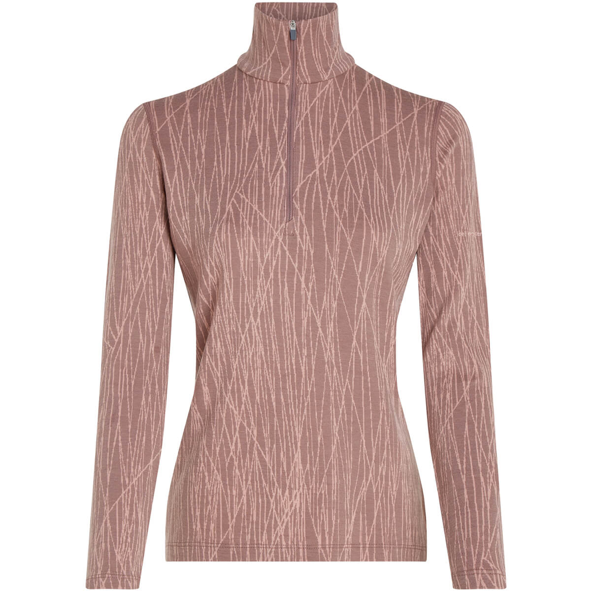 Merino 260 Vertex LS Delta Lines Women's Half Zip