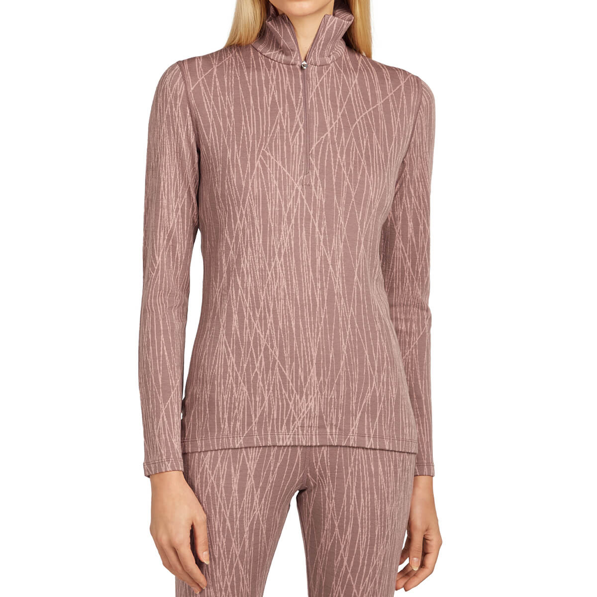 Merino 260 Vertex LS Delta Lines Women's Half Zip