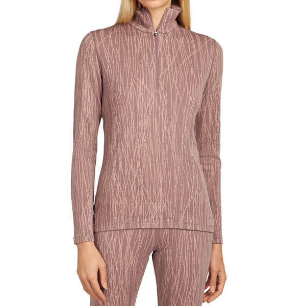 Merino 260 Vertex LS Delta Lines Women's Half Zip