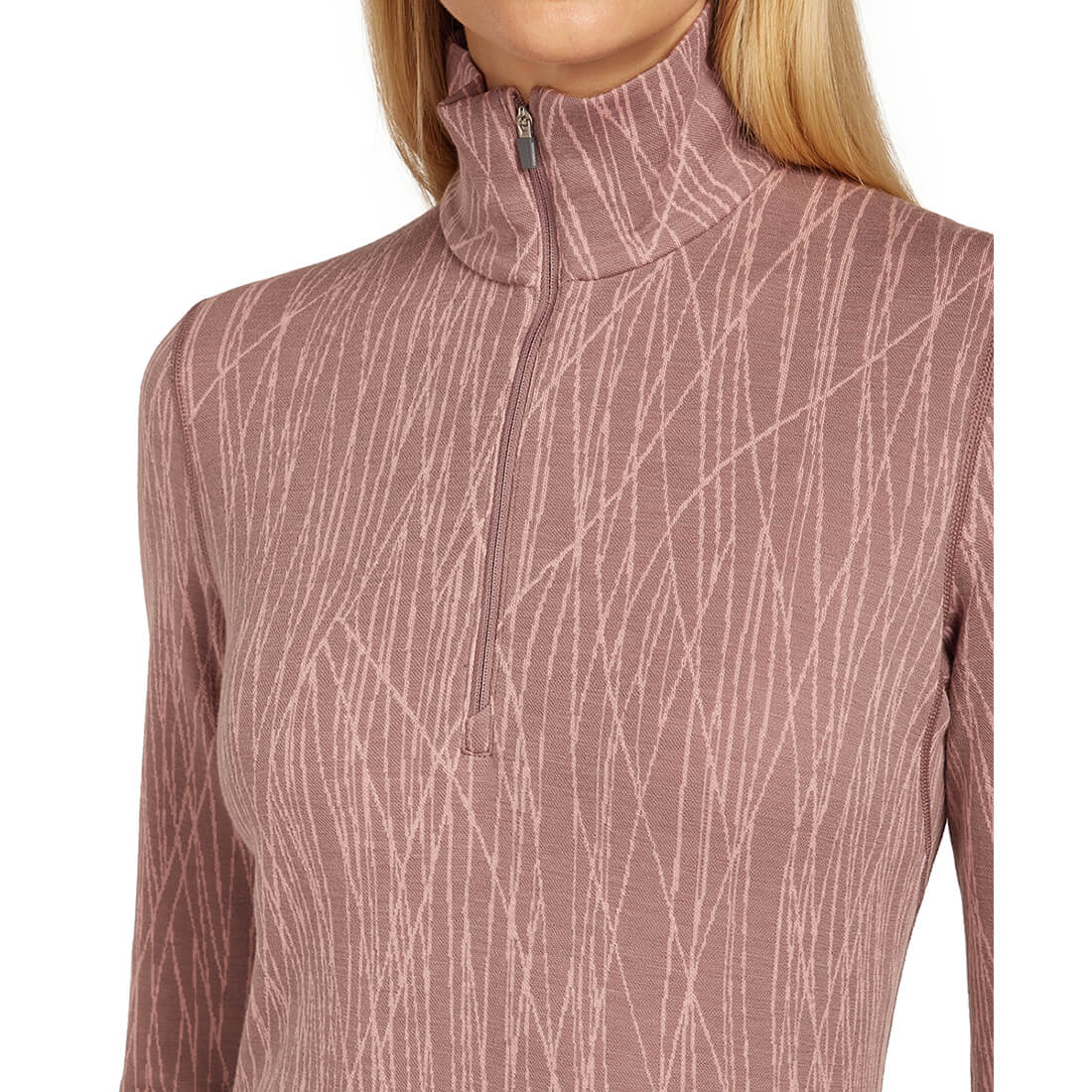 Merino 260 Vertex LS Delta Lines Women's Half Zip