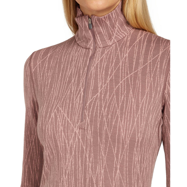 Merino 260 Vertex LS Delta Lines Women's Half Zip