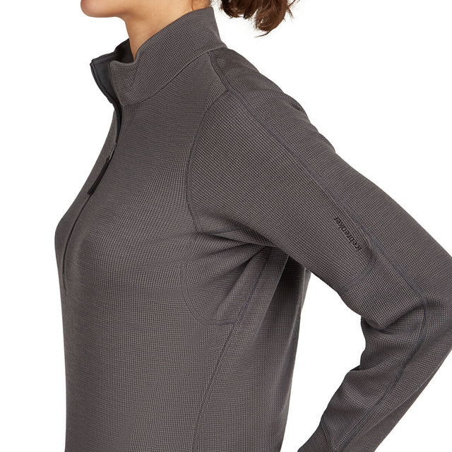 Merino Blend 260 Waffle Knit Wander Women's LS Half Zip