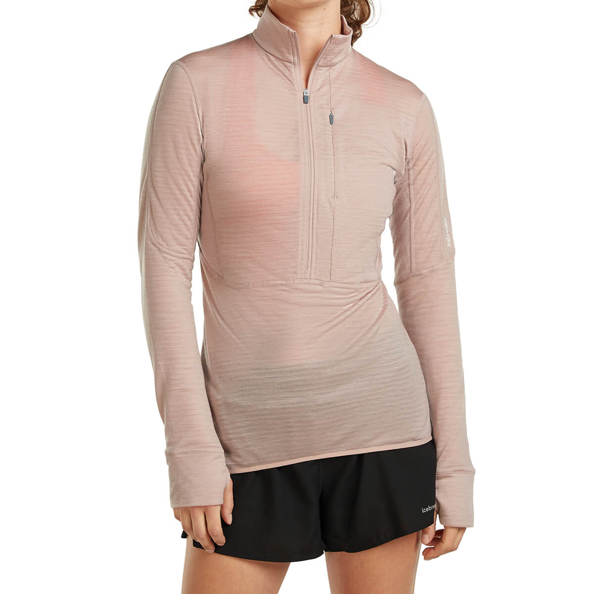 Merino Blend 200 RealFleece Descender Women's LS Half Zip