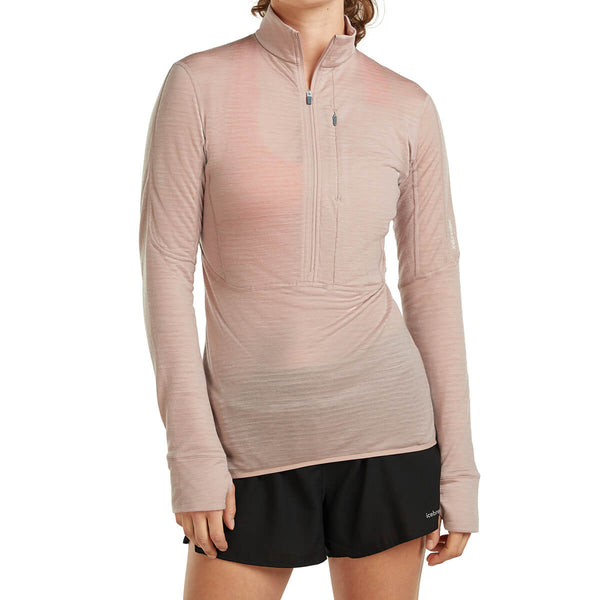 Merino Blend 200 RealFleece Descender Women's LS Half Zip