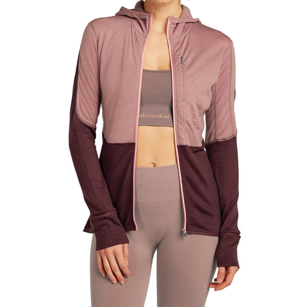 Merino Blend 200 RealFleece Descender Women's LS Zip Hoodie