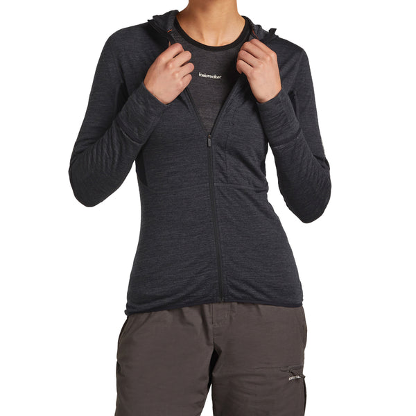 Merino Blend 200 RealFleece Descender Women's LS Zip Hoodie