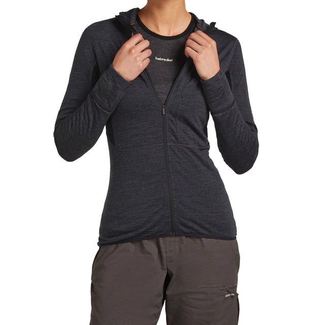 Merino Blend 200 RealFleece Descender Women's LS Zip Hoodie