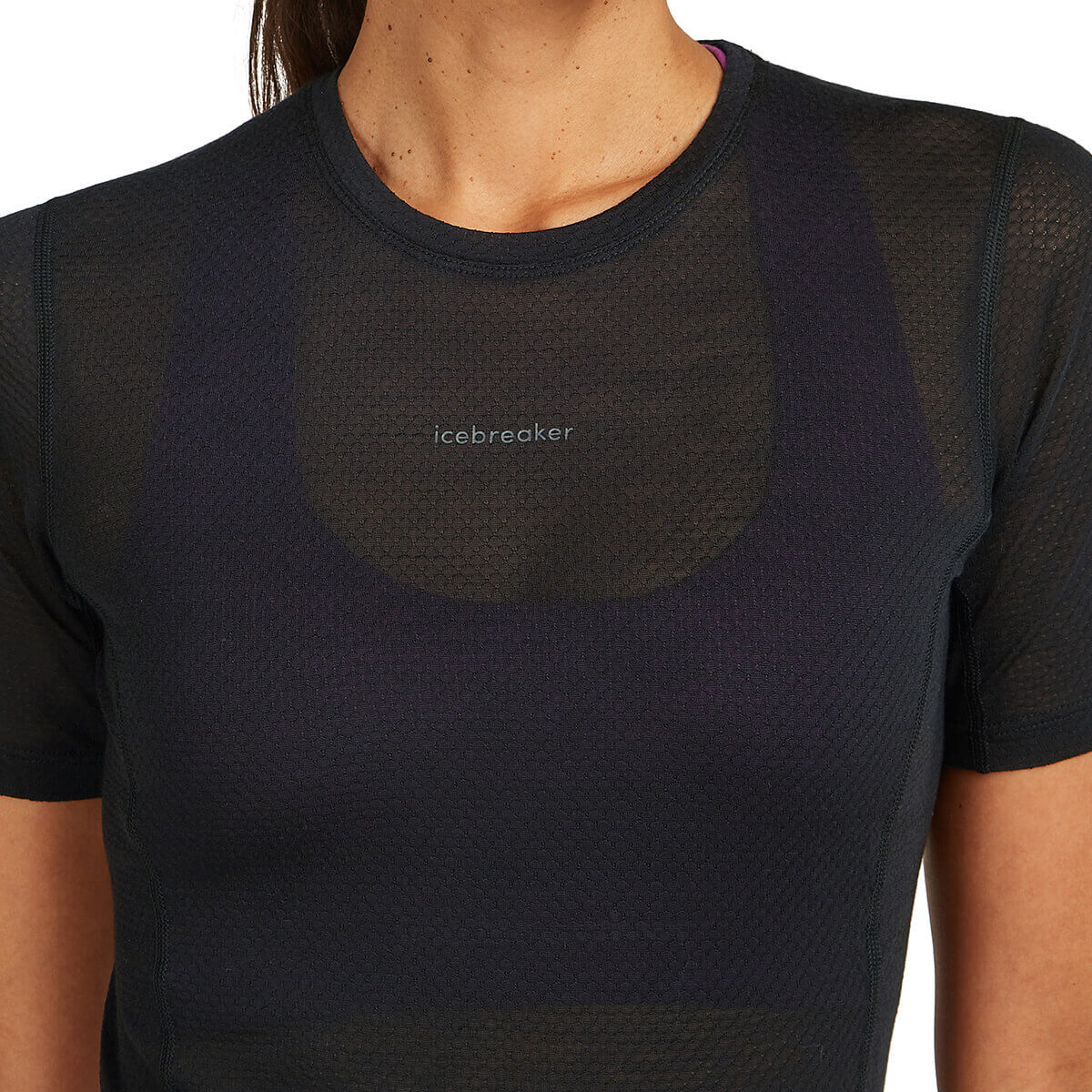 Merino Blend 75 Cool-Lite Featherlight Women's SS Crewe