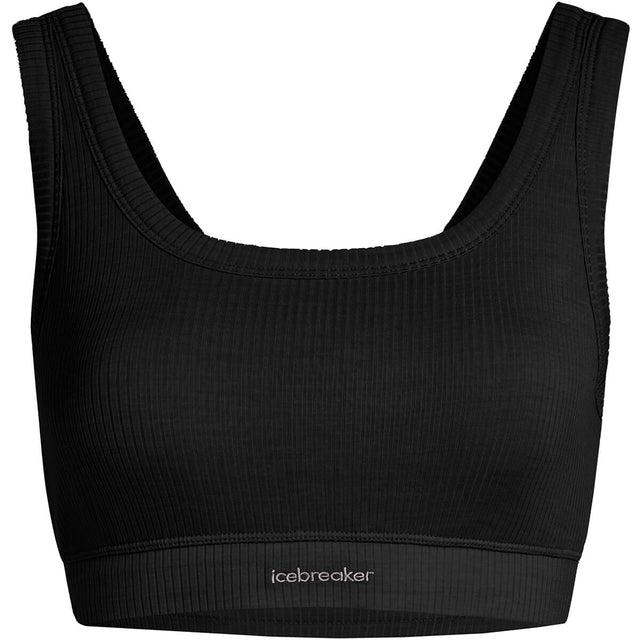 Merino Blend Rib Lotus Bra