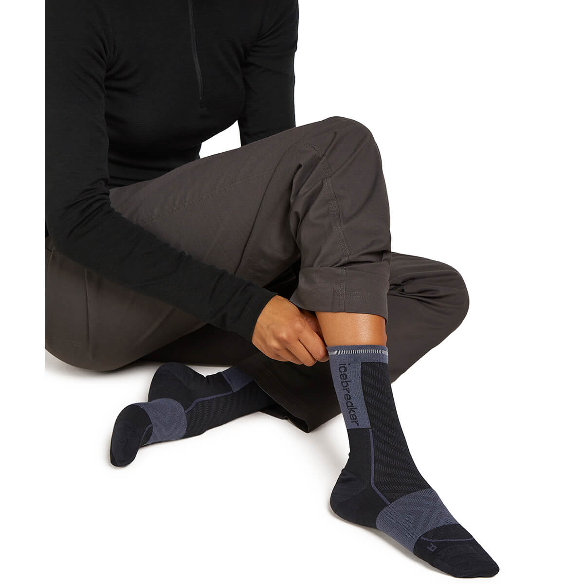 Merino Blend Run+ Ultralight Cushion Women's Crew Socks