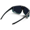 Fury Sunglasses: REACTIV Performance 0-3 Lenses - Shiny Translucent Black/Matt Green