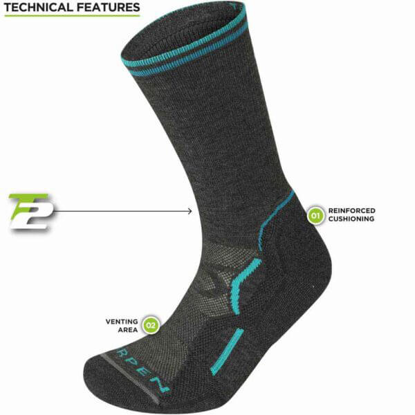 T2LWE T2 Light Hiker Women's Eco Socks