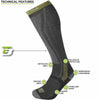 T3HOE T3 Heavy Trekker Overcalf Eco Socks