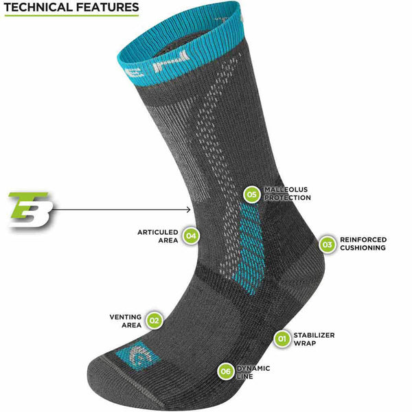 T3HWE T3 Heavy Trekker Women's Eco Socks