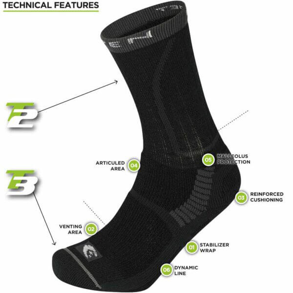 T3MME T3 Midweight Hiker Men's Eco Socks
