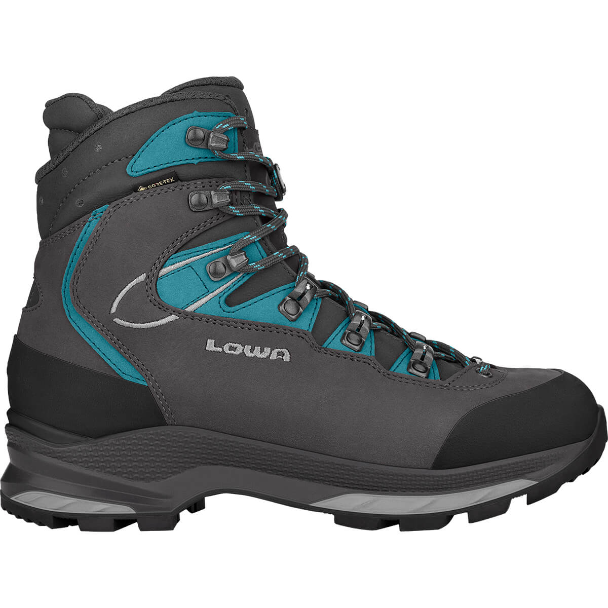 Anthracite/Turquoise side view