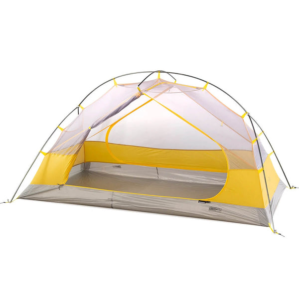 3/4 view of canopy, nearest door open