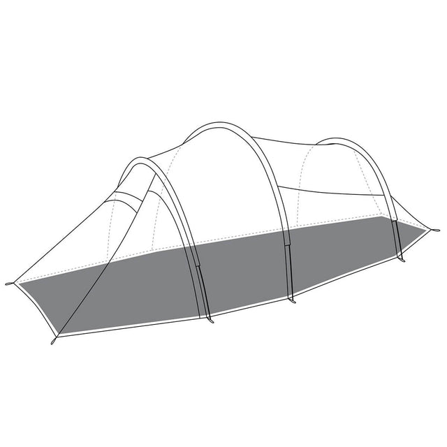 Drawing of footprint under tent