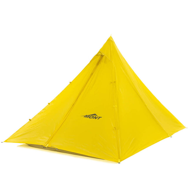 Under fully closed Hypermid 2 Ultralight Pyramid Tent Shelter