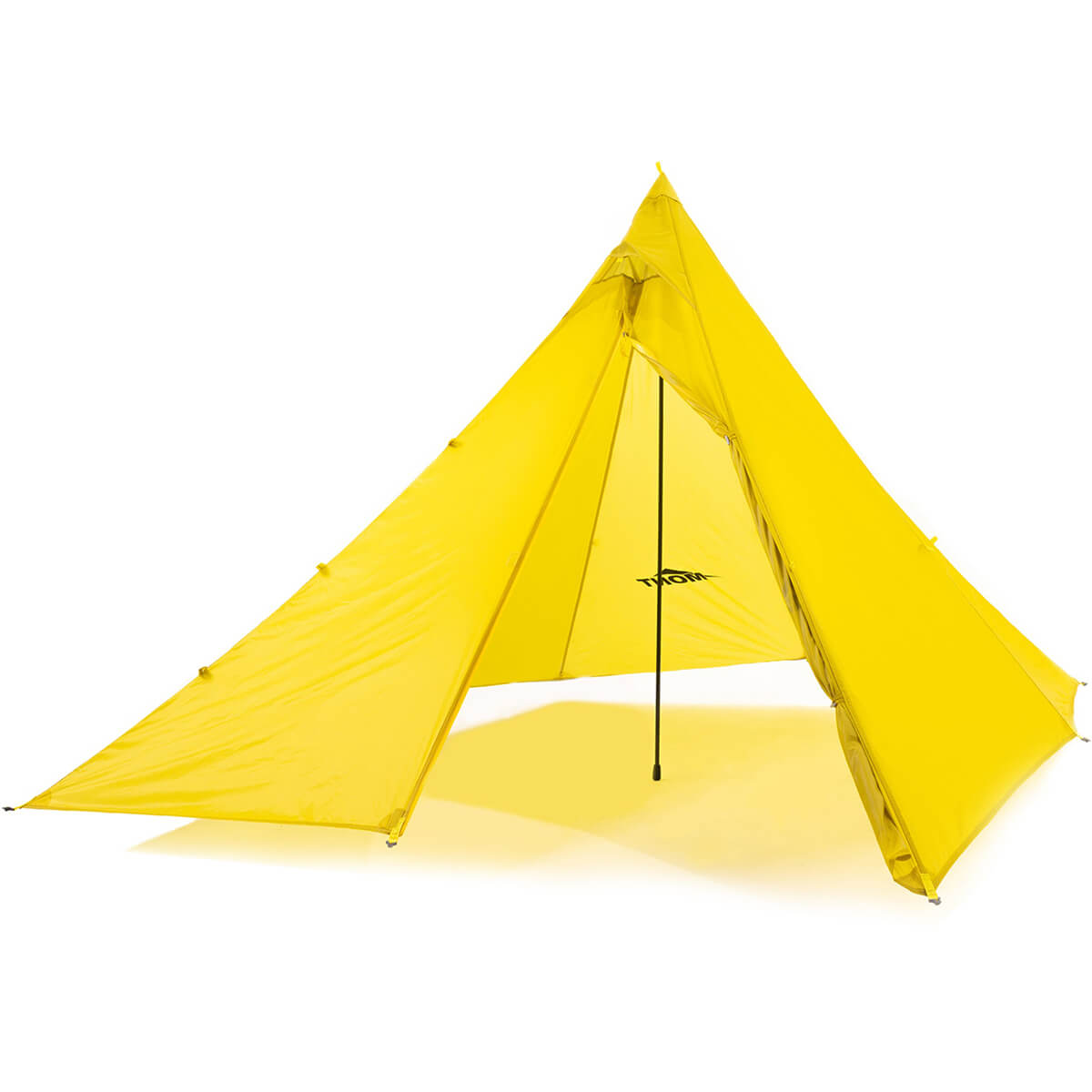 Set up with front half open