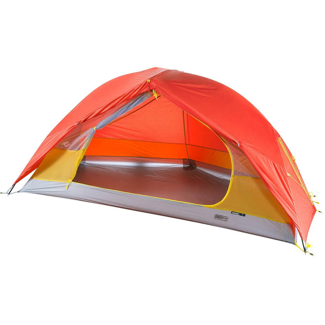 Fiesta Red 3/4 view of fly doors and canopy door open
