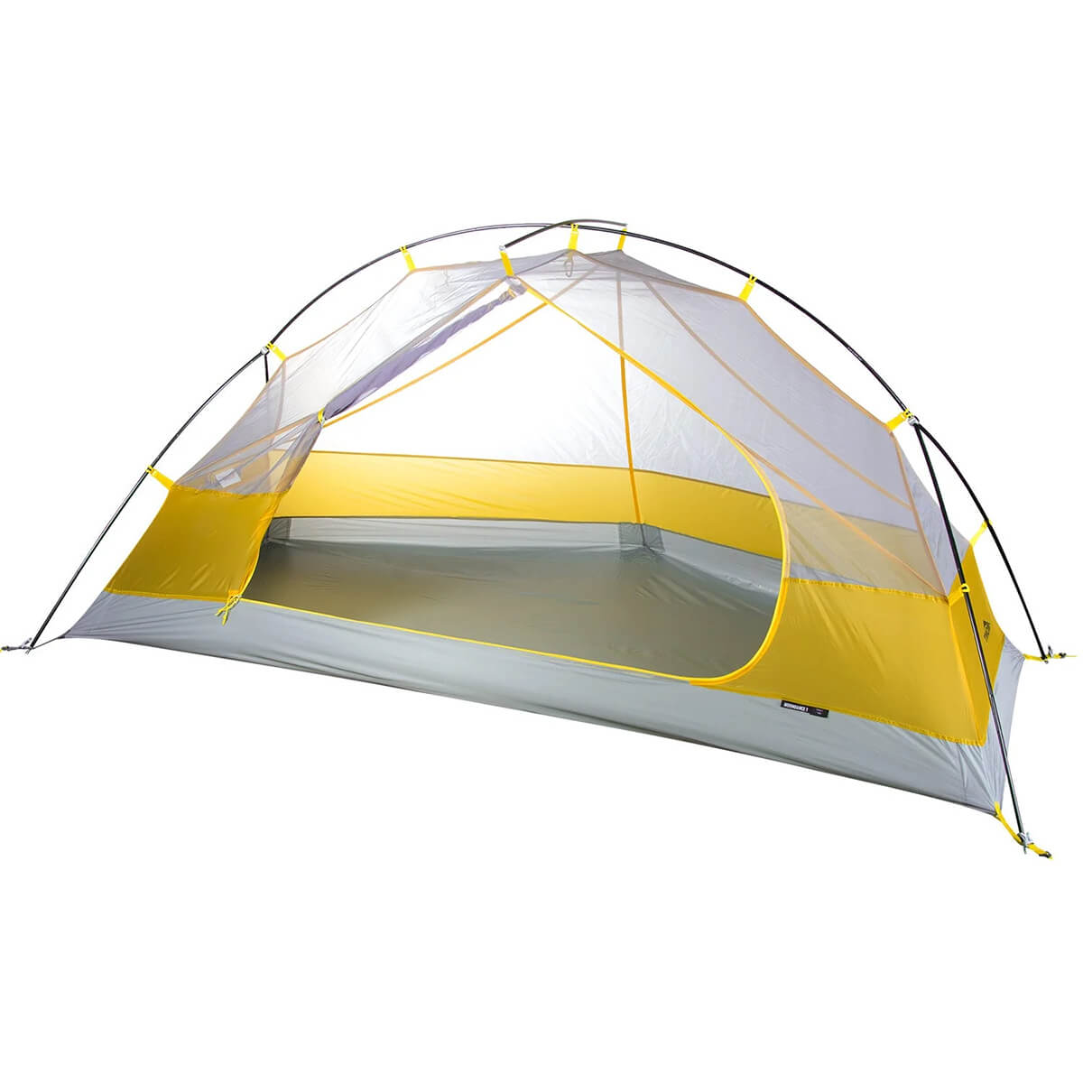 3/4 view of canopy, door open