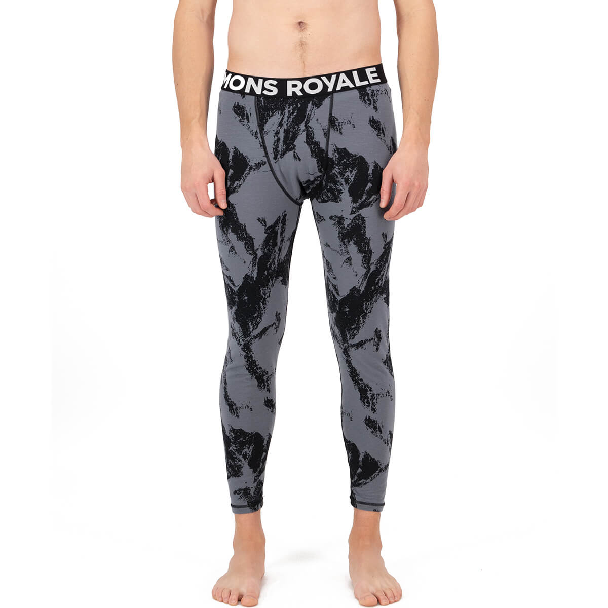 Cascade Men's Merino Base Layer Print Legging