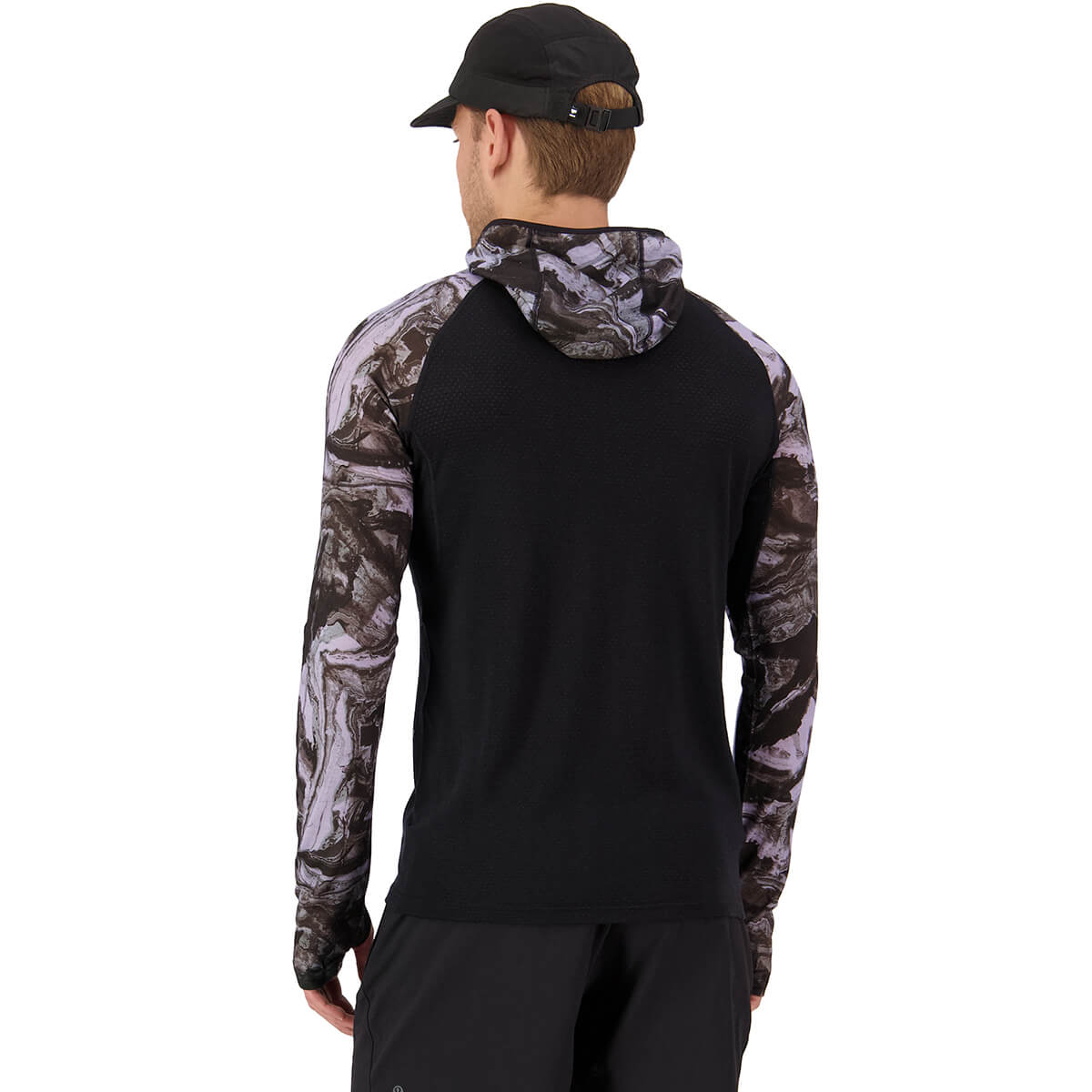 Temple Men's Merino LS Hood