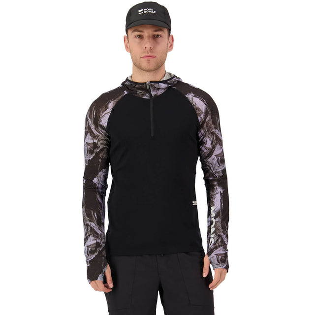 Temple Men's Merino LS Hood
