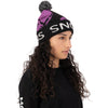 Mtn Pixel Merino Pom Pom Beanie