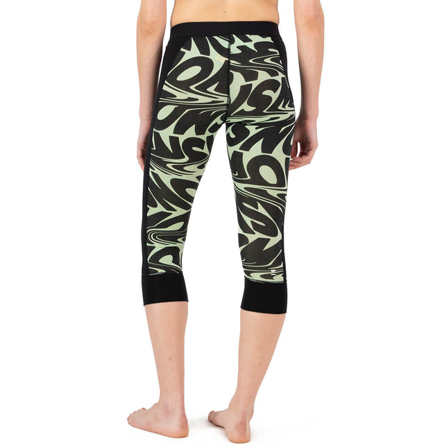 Cascade Women's Merino Base Layer 3/4 Print Legging