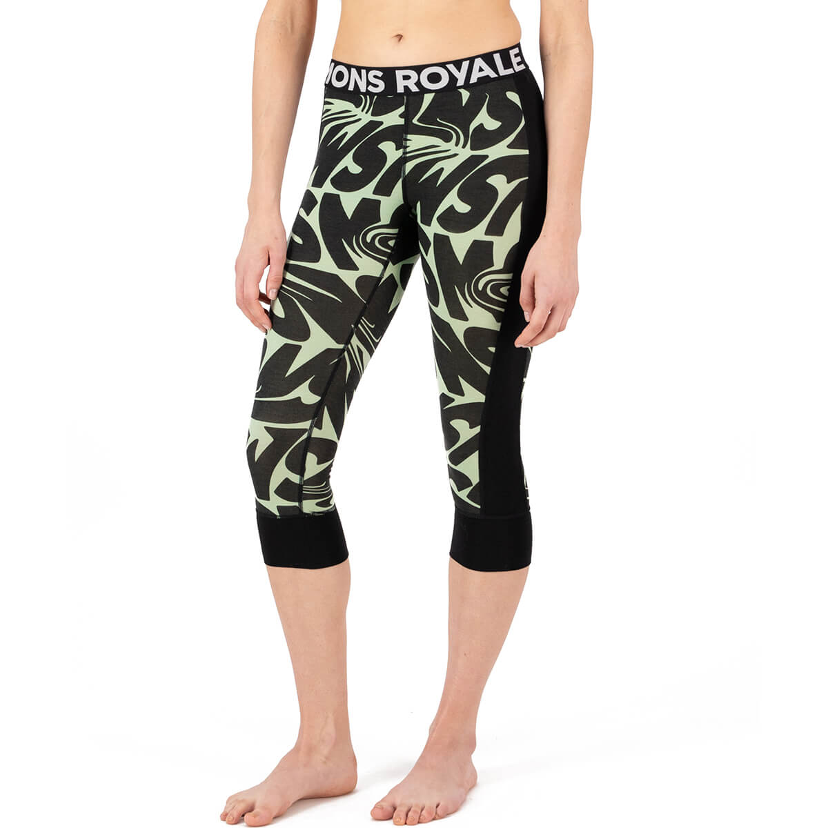 Cascade Women's Merino Base Layer 3/4 Print Legging
