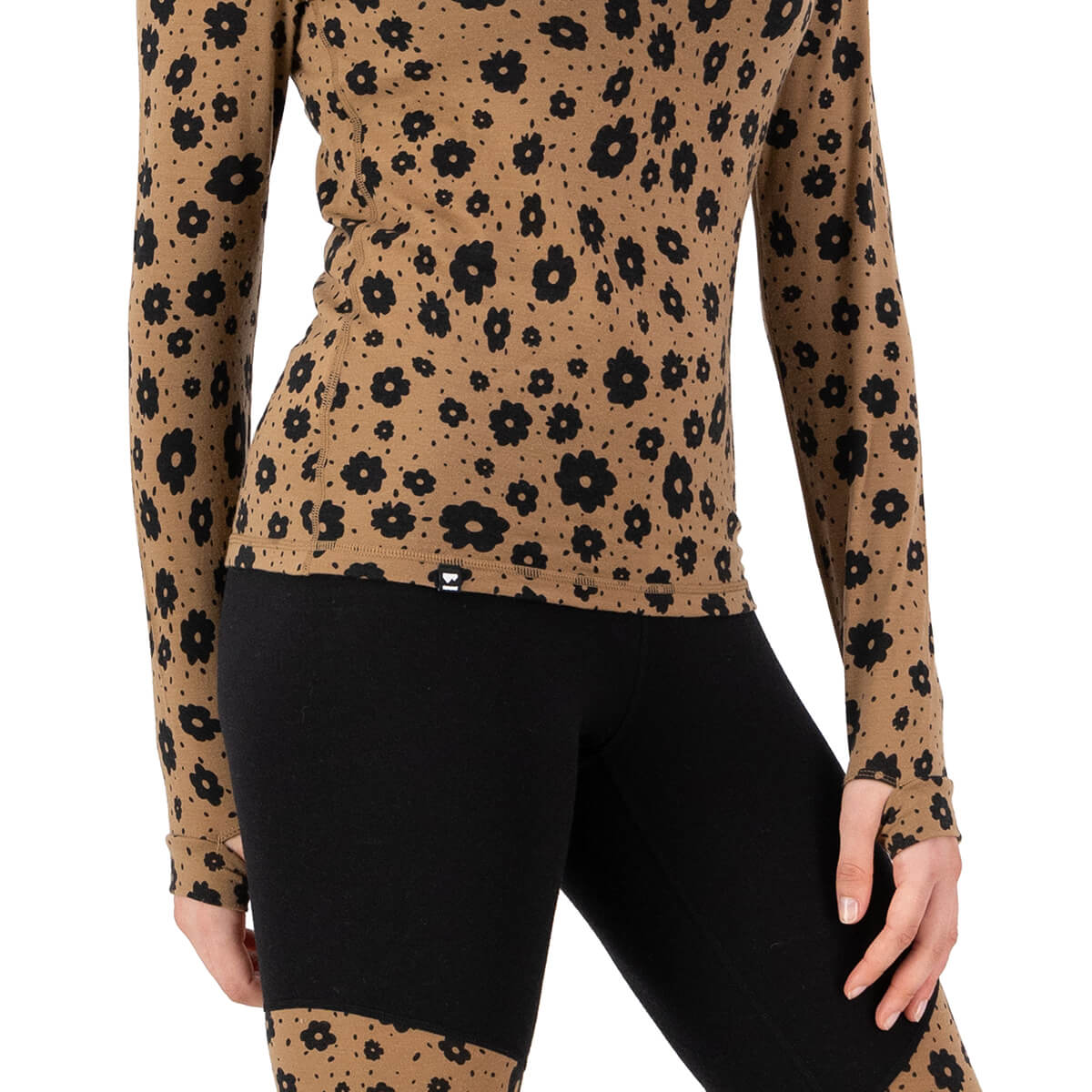 Cascade Women's Merino Base Layer Print LS