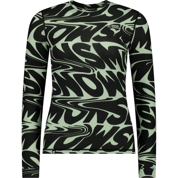 Cascade Women's Merino Base Layer Print LS