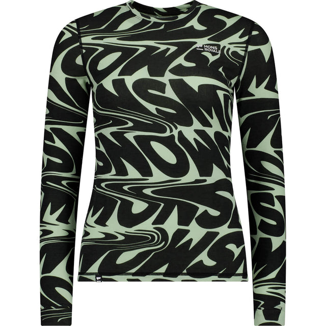 Cascade Women's Merino Base Layer Print LS