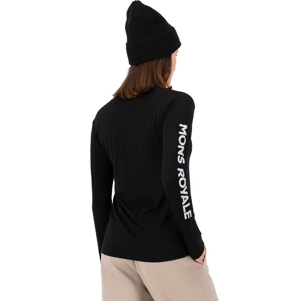 Black 3/4 back view, on model
