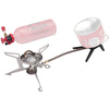 Set up attached to gas canister (not included)